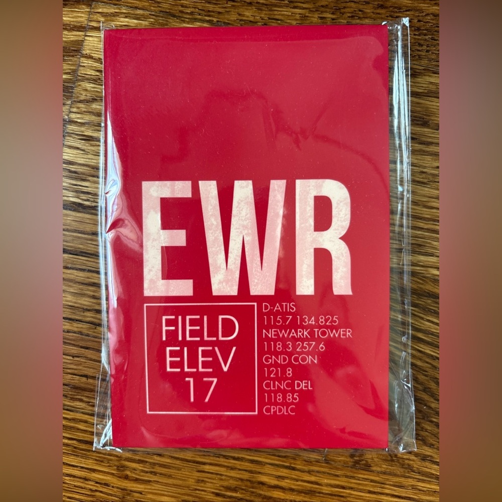 EWR Field Elev 17 Red Travel Pouch